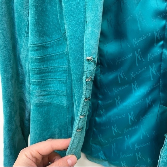 Marciano Turquoise Suede Jacket - Picture 6 of 16